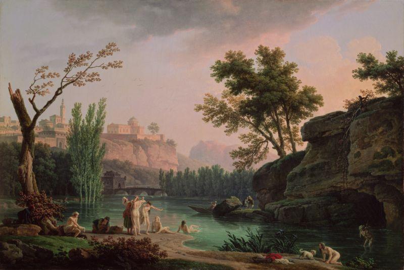 Claude Joseph Vernet Landscape in Italy oil painting picture